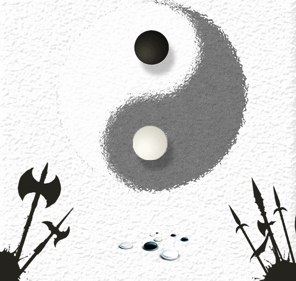 簡約古風(fēng)圍棋宣傳GIF手機(jī)海報(bào)