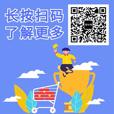 獎(jiǎng)杯購物車GIF二維碼