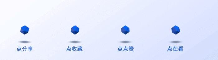 藍(lán)色小方塊旋轉(zhuǎn)動態(tài)在看提示