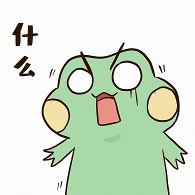 青蛙驚訝gif表情包