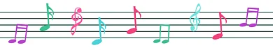 音符五线谱gif分割线