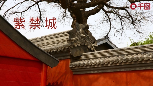 紅色雜志風(fēng)紫禁城故宮旅游相冊宣傳PPT