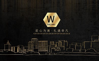 創(chuàng)意線條畫地產(chǎn)名片
