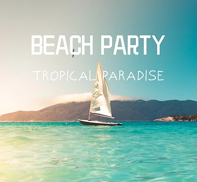 沙滩蓝色海滩朋友圈封面