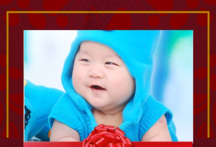 紅色喜宴百歲宴邀請(qǐng)函手機(jī)海報(bào)