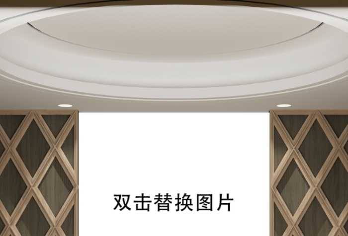 室內(nèi)靠墻樣機(jī)貼圖