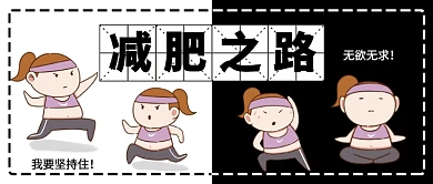 减肥之路公众号首图