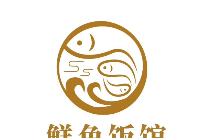 魚類餐飲logo設(shè)計
