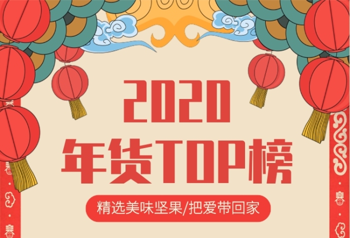 创意复古风年货精选top榜单手机海报 创意复古风年货精选top榜单手机海报