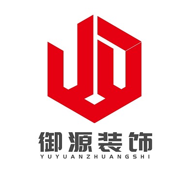 裝飾紅色房產(chǎn)裝飾logo