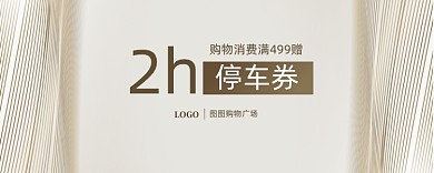 簡約時尚停車券泊車券