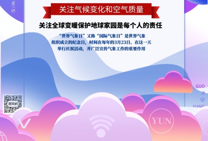 气候变化和空气质量关注全球变暖保护地球家园是每个人的责任世界气象