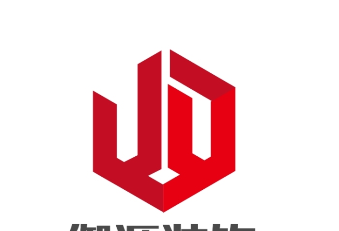 紅色立體感裝飾標志LOGO