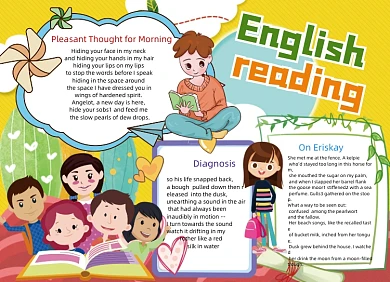 英文阅读英语读书手抄报小报