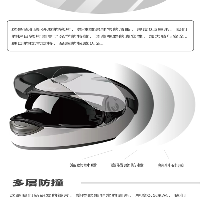 頭盔安全帽騎行裝備摩托車必備詳情頁