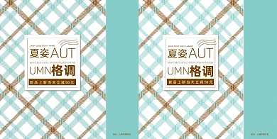 创意唯美时尚简约服装行业手提袋