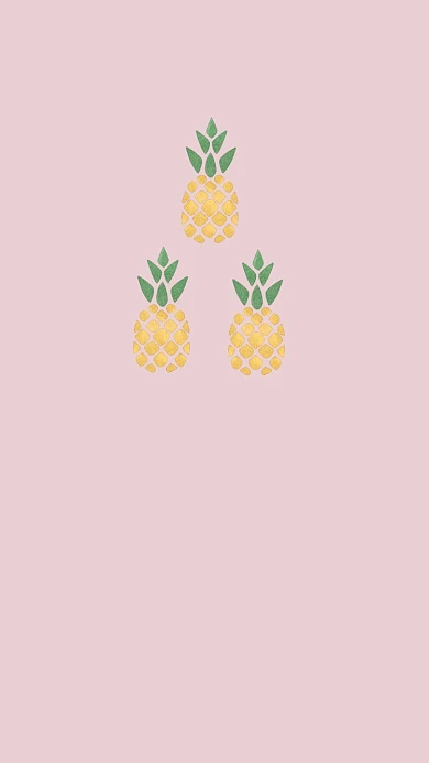 菠萝水果系列简约ins风手机壁纸