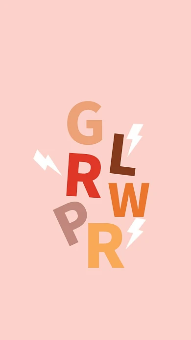 字母堆砌简约质感手机壁纸