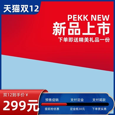 电商促销双十二狂欢箱包鞋类主图