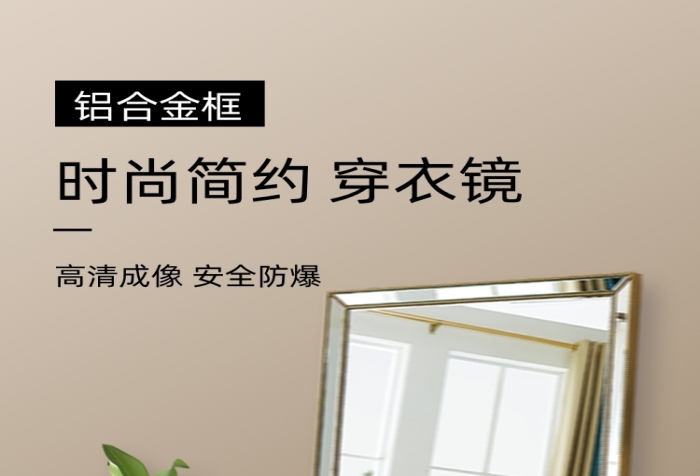 穿衣鏡全身鏡日用家居詳情頁