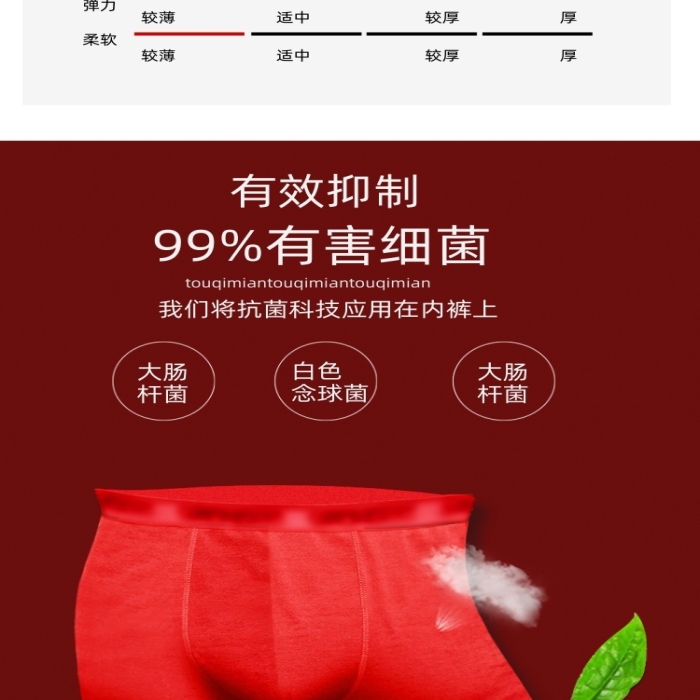 新年男士內(nèi)褲本命年內(nèi)褲生活用品詳情頁