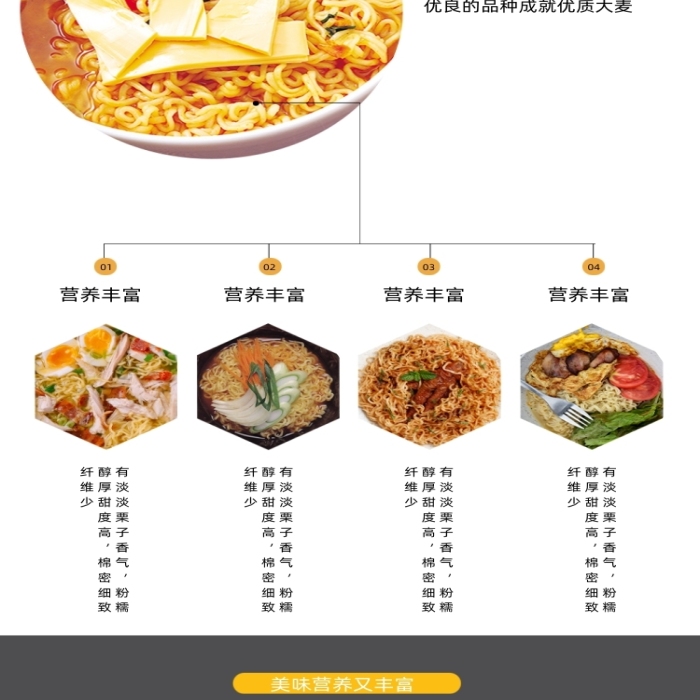 方便面懶人湯面食品茶飲詳情頁