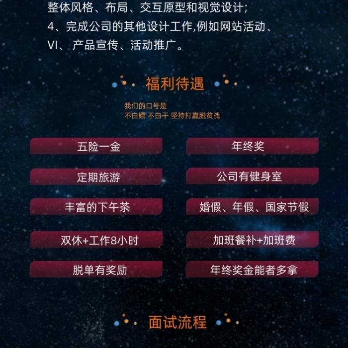 太空人才招聘天馬行空創(chuàng)意文章長圖