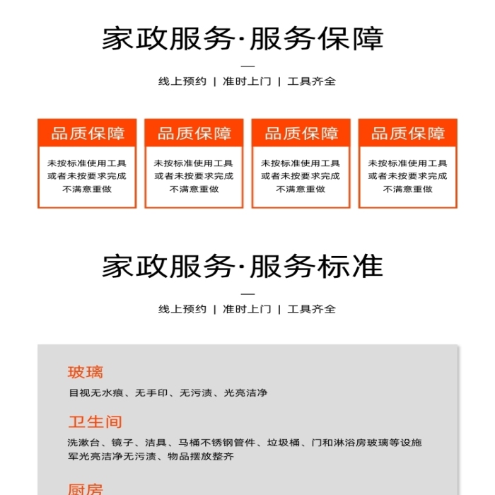 家政服務(wù)專業(yè)保潔生活日用詳情頁
