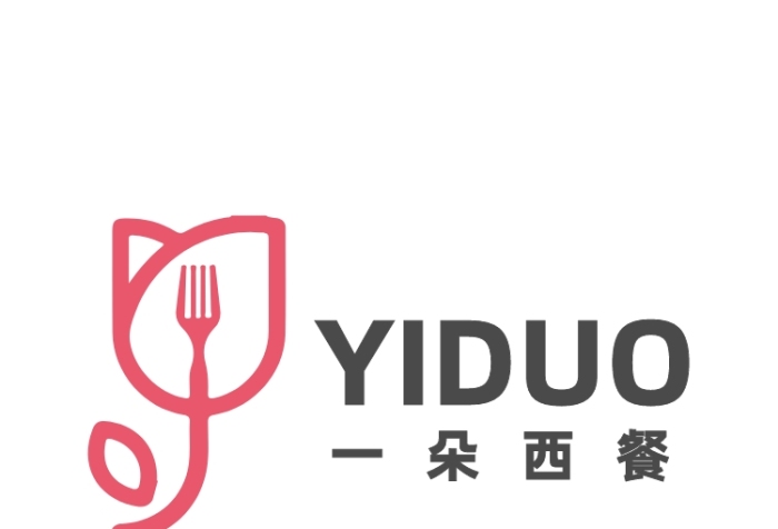 西餐廳花朵創(chuàng)意刀叉LOGO