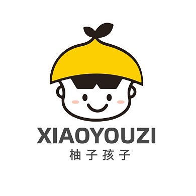 柚子水果零食店LOGO