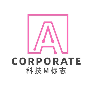 科技互联网商业简约字母a标志