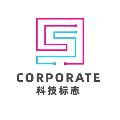 科技互联网商业简约字母s标志