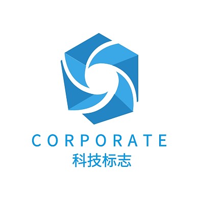 科技互聯(lián)網(wǎng)商業(yè)簡約安全標志