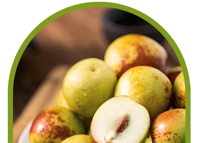 冬棗冬季水果綠色食物包裝標簽不干膠