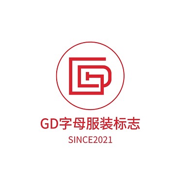服裝字母gd標(biāo)志logo