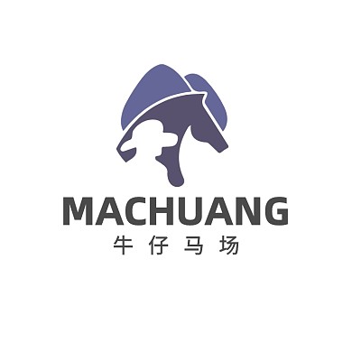 馬場(chǎng)賽馬牛仔草場(chǎng)馬匹LOGO