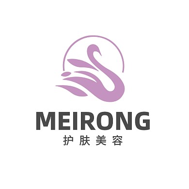 天鵝美容護(hù)膚品化妝品LOGO標(biāo)志VI