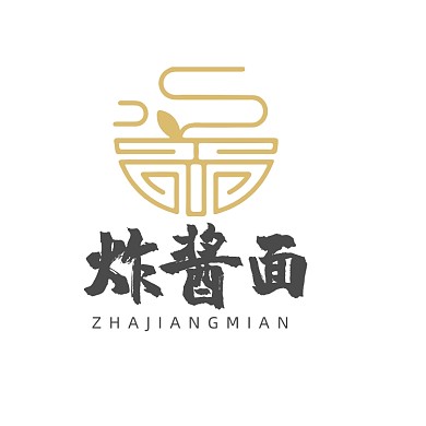 面館炸醬面重慶小面炸醬面LOGO