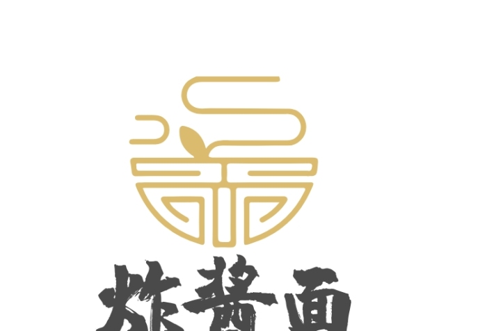 面館炸醬面重慶小面炸醬面LOGO