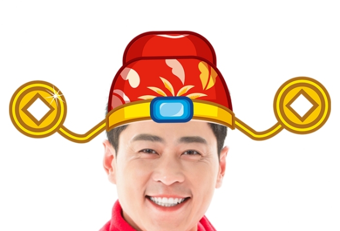 春節(jié)過(guò)年拜年喜慶帽子微信頭像