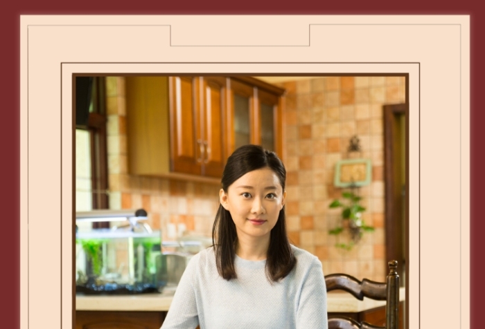 女秘書人物形象房地產(chǎn)攝影圖海報
