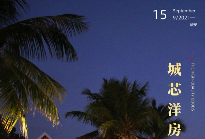 海邊洋房別墅房地產攝影圖海報