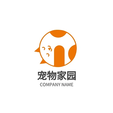 小猫宠物店动物家园猫咖LOGO