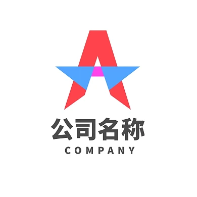 彩色A字母教育培训机构行业logo