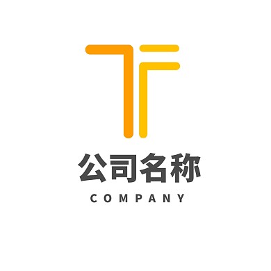 字母T形狀純字母單字母logo