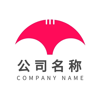 橙色渐变M字母电商百货行业通用