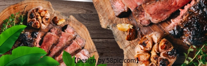 豪华盘【】牛排主图直通车PSD模版
