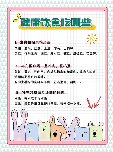 健康饮食吃那些小红书配图