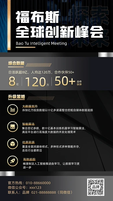 全球创业峰会商务摄影图海报