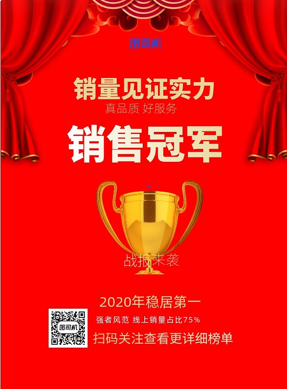 銷售冠軍喜報印刷海報